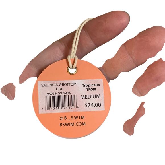 NWT! B.SWIM Tropicalia 2-Piece Bikini Womens Size M - Picture 12 of 16